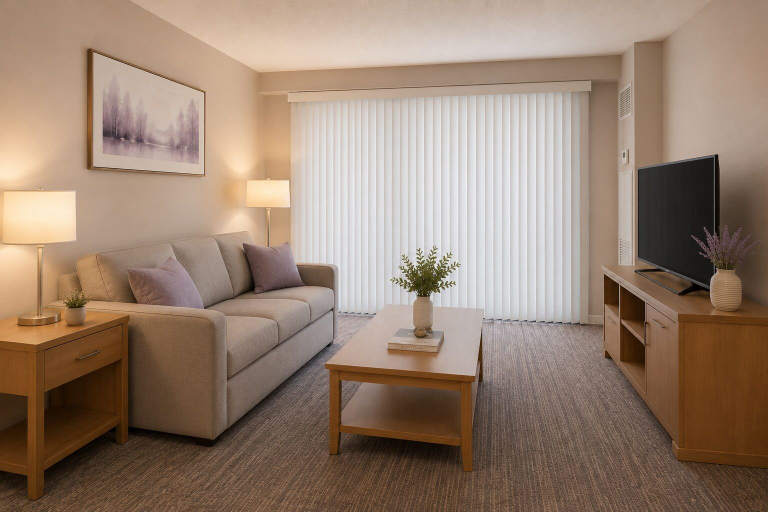 Living area 3, Novelle Park Hotel, Toronto