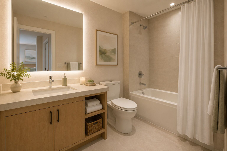 Bathroom, The Oswyn Suites, Toronto