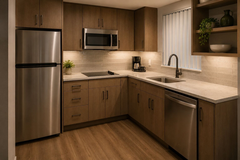 Private kitchen, The Royal Oak Centrale Suites, Toronto