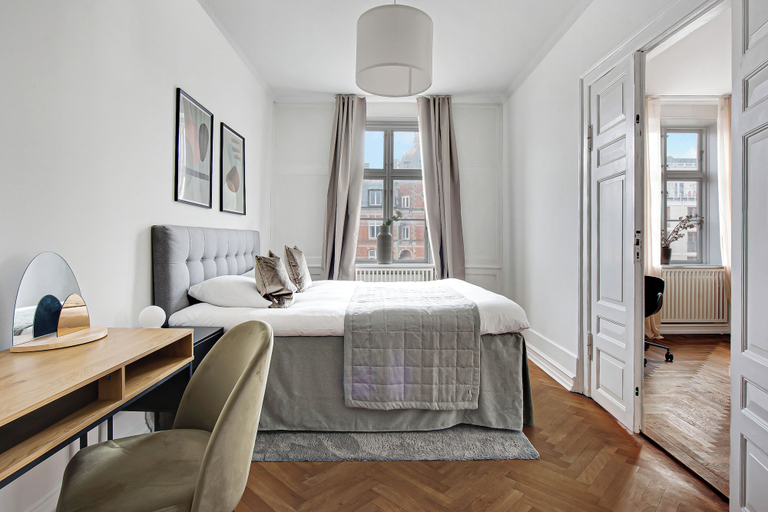 Bedroom 5, Square - Spacious 6-bdr Apt Near Nyhavn, Copenhagen