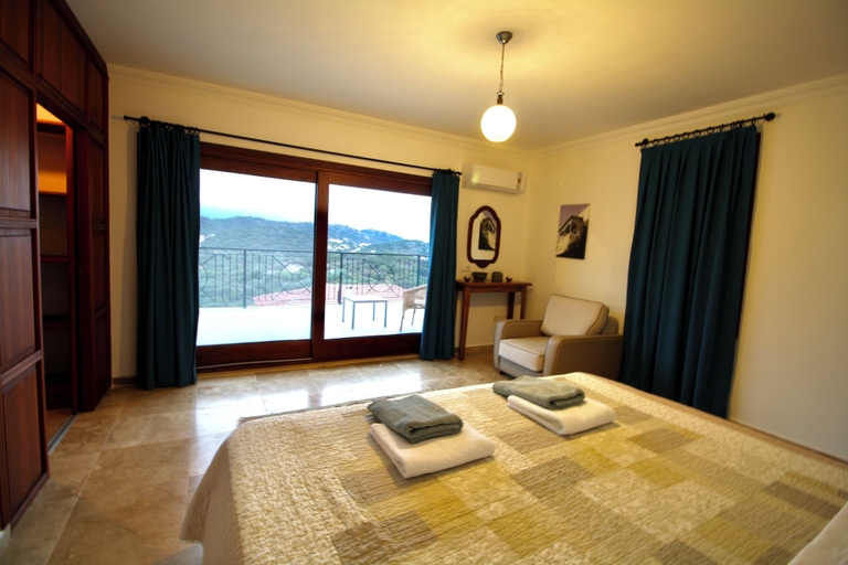 Bedroom 3, Villa With Fantastic Views in a Prime Location in Kas Peninsula, Kaş