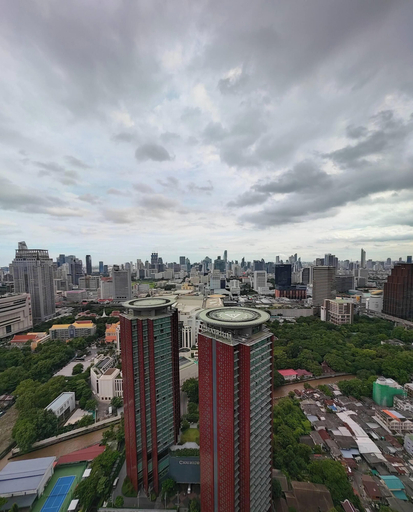 Aerial view, Brand New 2 Bedroom Near Paragon, Ratchathewi