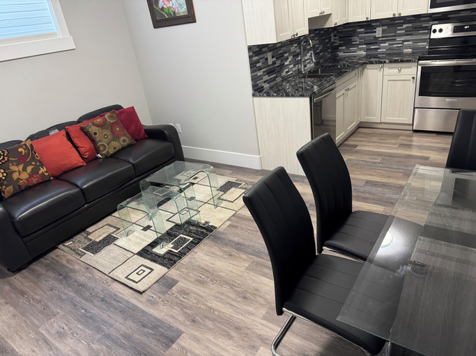 Living room 2, Elegant 2-bedroom Basement Suite in Wood Buffalo, Canada, Division No. 16