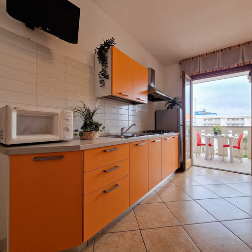 Interior, Colorful Modern Flat Next to the Beach, Venezia