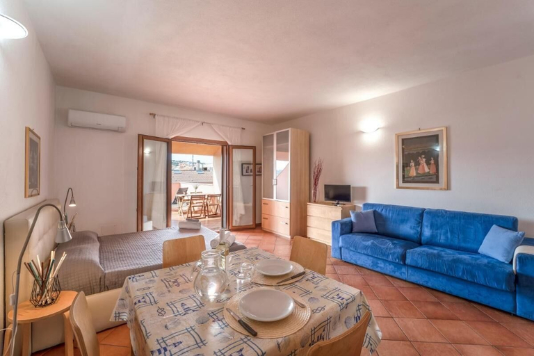 Living area, Relaxing Cristal Blu Studio Sleeps 3 Persons, Olbia-Tempio