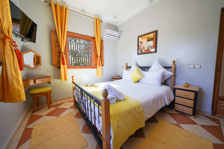 Bedroom 3, Luxurious Aghmat Villa With Private Pool and Panoramic Mountain Views, Al Haouz