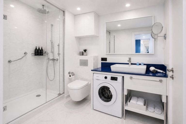 Bathroom, Orbi City Grand Sea View, Batumi