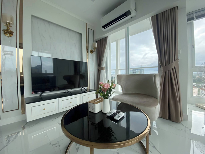 Living room 3, 2 Bed Room Sea View Great Place, Pattaya