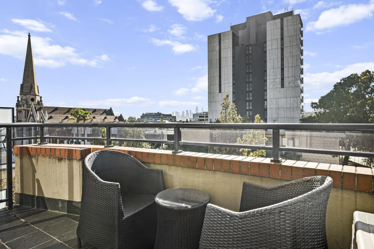Balcony/terrace, Spacious 1 Bed Apartment Near St Kilda Beach, Melbourne