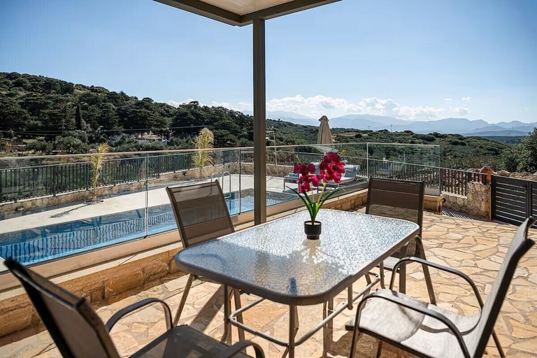 Balcony, To Petrino Stone Mountain Retreat With Private Pool, Crete