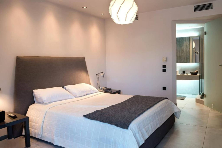 Bedroom 3, Villa Soligia Blue - New Luxury Sea front Villa, Peloponnese