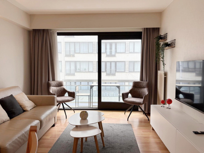 Living room 2, Cozy Coastal Apartment With Dual Terraces, West-Vlaanderen