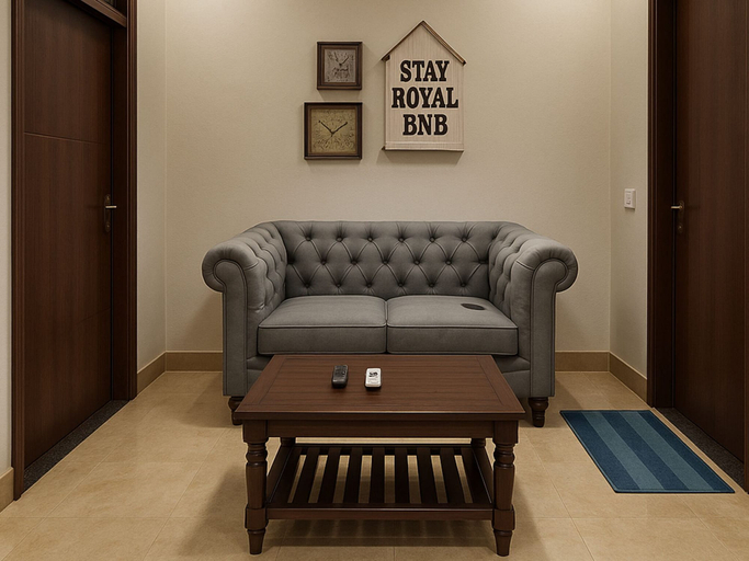 Living room 4, Stay Royal Villa BNB GF, Sahibzada Ajit Singh Nagar
