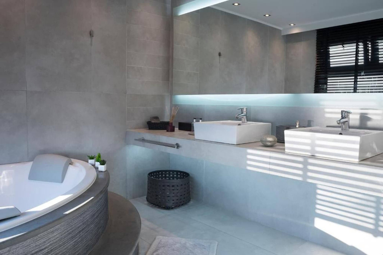 Bathroom 4, Villa Soligia Blue - New Luxury Sea Front Villa, Peloponnese