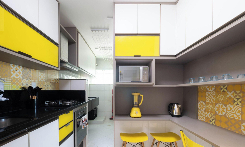 Private kitchen 3, Apt. w/ Balcony 500m From the Beach Rei0206, Salvador