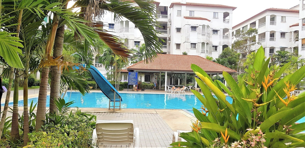 Pool 5, Spacious Corner 1-bedroom Condo With 2 Balconies - Baan Suan Lalana, Pattaya