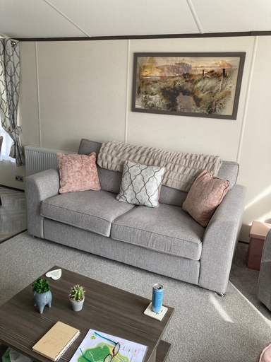 Living area 2, Morpeth Tranquil Lodge Retreat, Northumberland