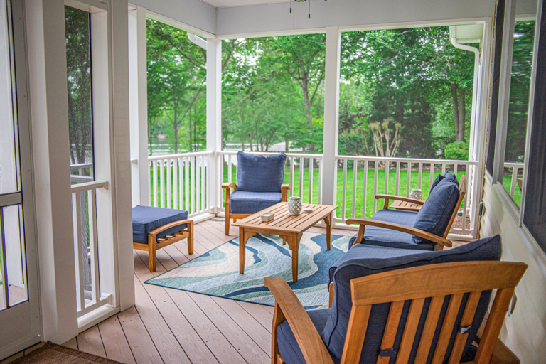 View from room, Lakefront Home With Private Dock, Kayaks, Beach, Badminton, Firepit, & Deck, Spotsylvania