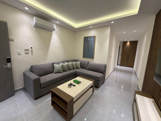 Living room 4, 106 JRE One-br Apartment in Amman, Wadi Essier