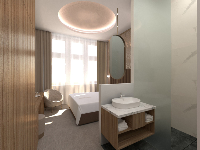 Bathroom 4, Mera Hotel, Budapesti
