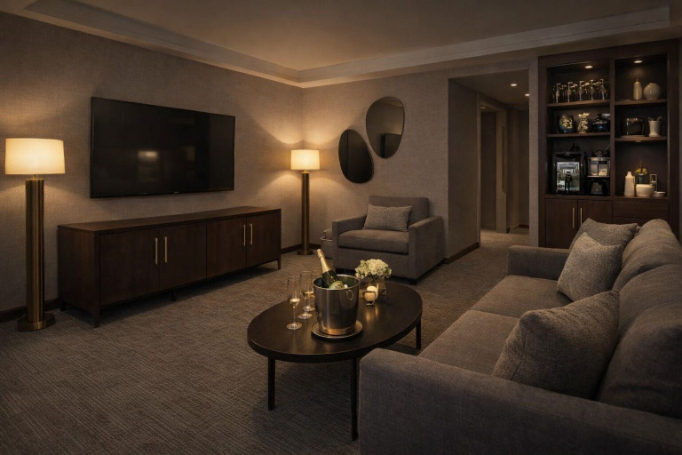 Living area, The Ivy Toronto, Toronto