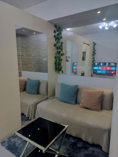 Living room, Tum's Mplace Staycation 5th Floor Tower A, Quezon City