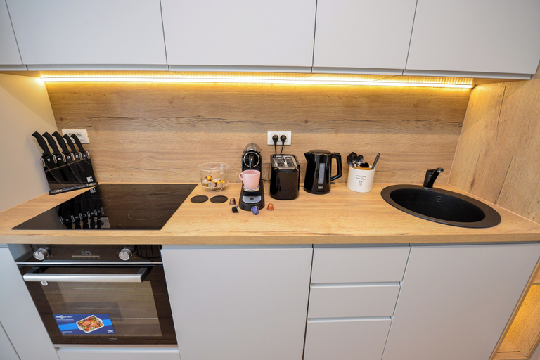 Private kitchen, Wabi Sabi - One Bedroom - Romana Square, Municipiul Bucuresti