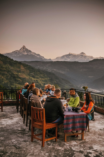 Outdoor dining 4, Barang Village Community Homestay, Gandaki