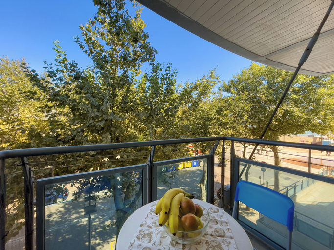 Balcony, Central Lignano Flat With Balcony, Udine