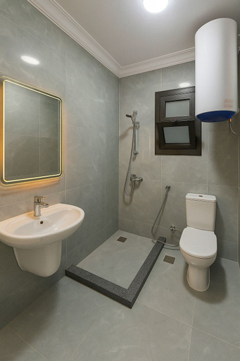 Bathroom 4, Porto Said Tourist Resort n5, Al-Manasrah
