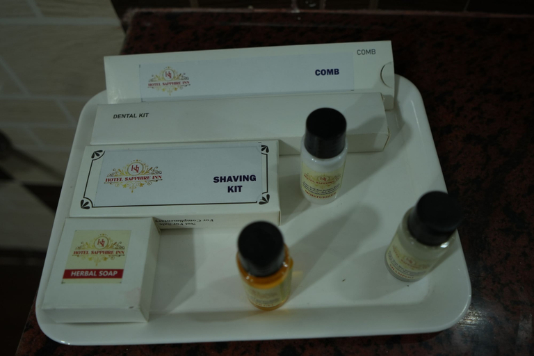 Bathroom amenities, Hotel Sapphire Inn, Deoghar