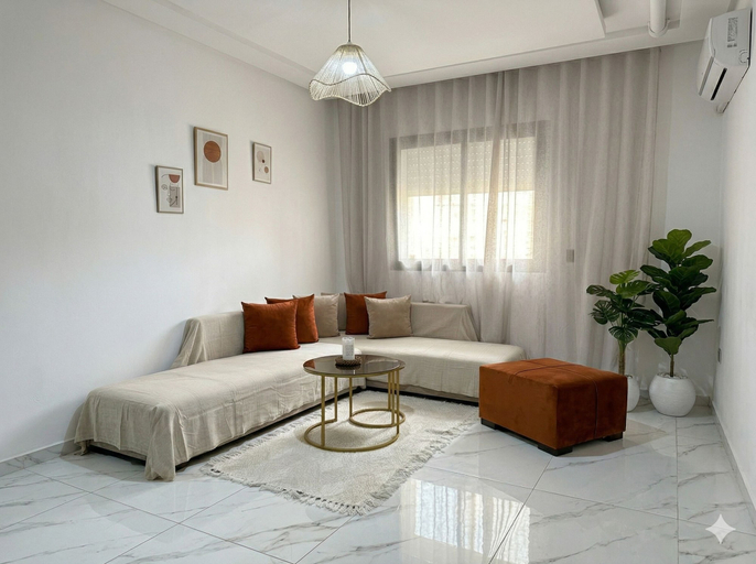 Living room 5, Luxurious Urban Sanctuary in the Heart of Tunis, Bouhaira