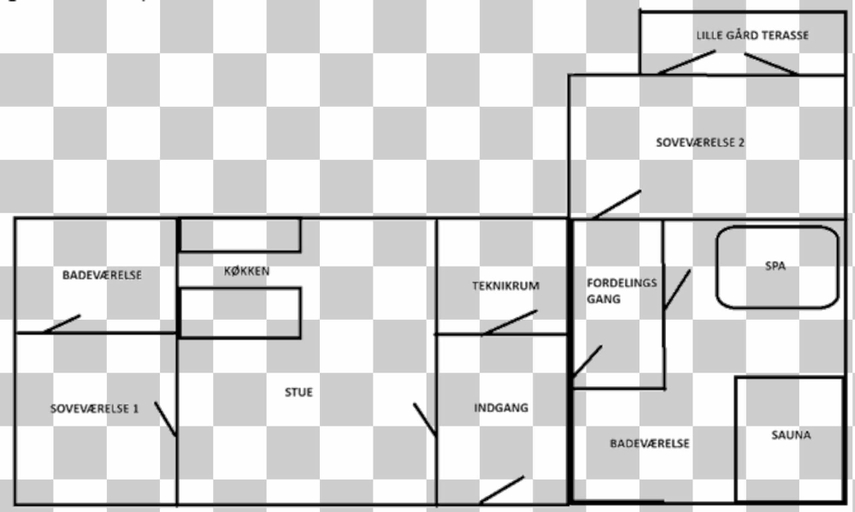Floor plan 5, 4 Star Holiday Home in Aabybro, Jammerbugt