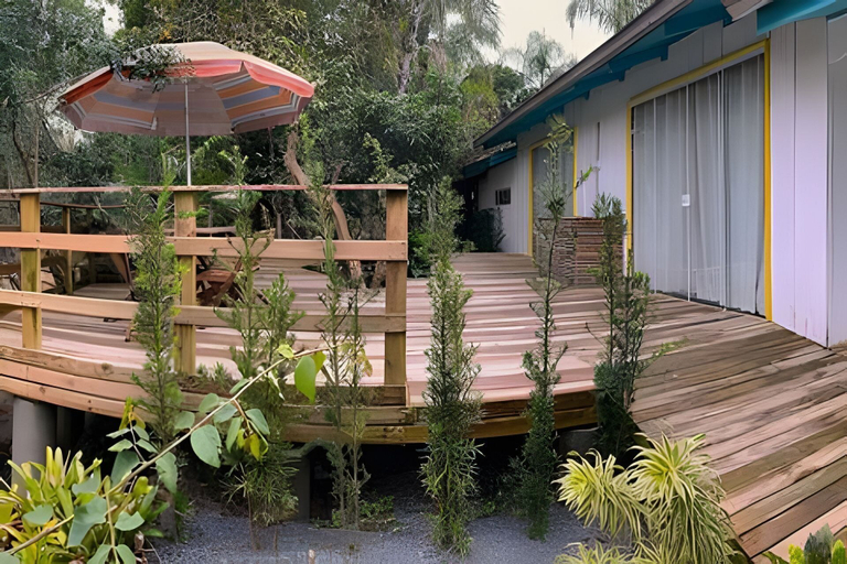 Terrace/patio 2, Villa dos Sonhos Vá de Caiaque Até o Mar, São Francisco do Sul