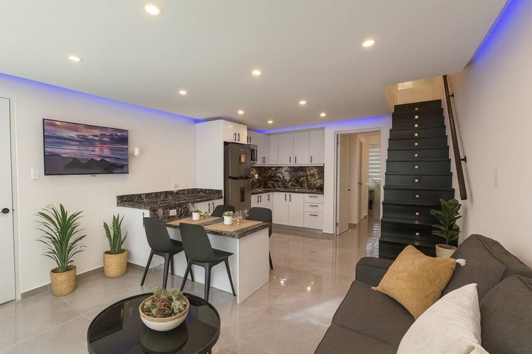 Living room, Stylish Sosua 2 BR Apartment Near Everything!, Sosua