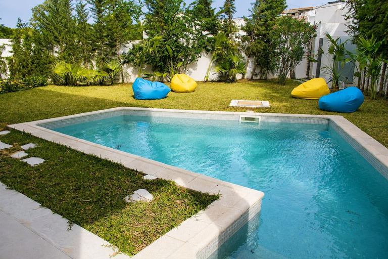Pool 4, Luxurious Villa in Gammarth With Private Pool and Garden Views, La Marsa