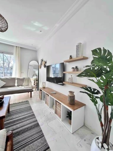 Living room 2, Saint Germain Apartment in La Marsa Cailloux, La Marsa
