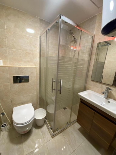 Bathroom 3, JRE Abdoun Rooftop 1bedroom Kh&sh 04, Amman