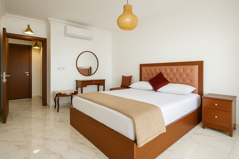 Bedroom 3, Peaceful Stay by Sea, Al-Manasrah