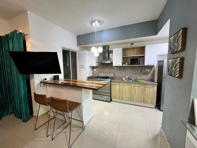 Interior 2, Modern Beach Apartment Pool Balcony 4min Walk to Boca Chica Beach, Boca Chica