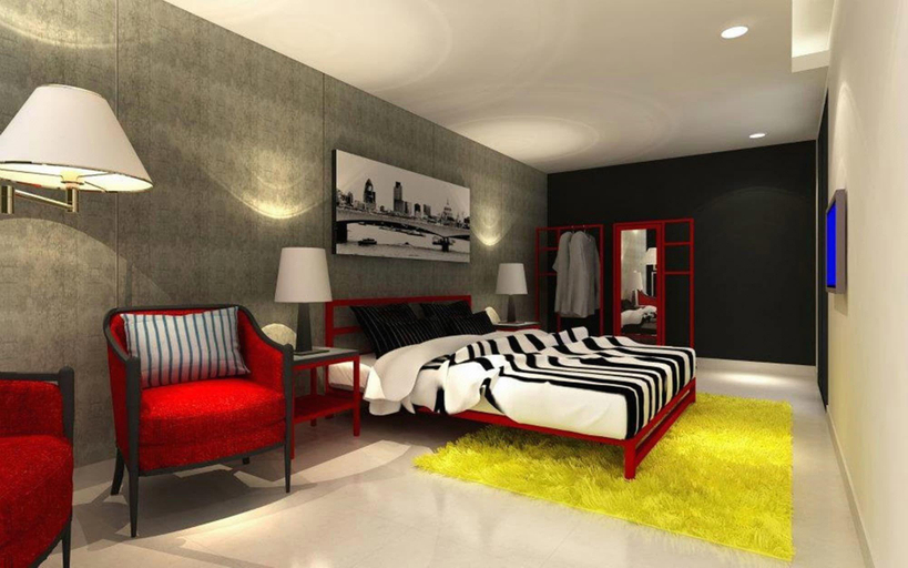Bedroom 3, MDR Hotel, Muang Lop Buri