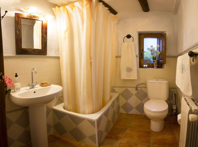 Bathroom 2, casa familiar matasiete - with swimming pool, Almería