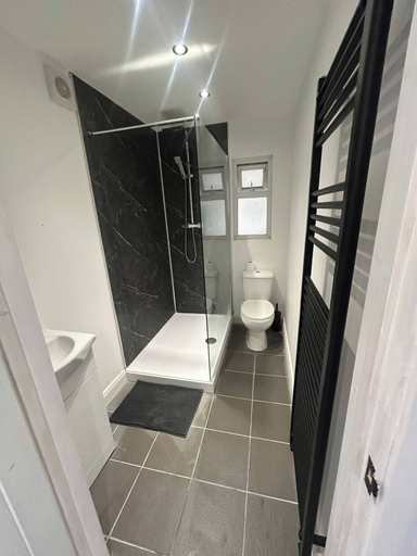 Bathroom shower, Lakes House Frizington, Cumbria, Cumbria