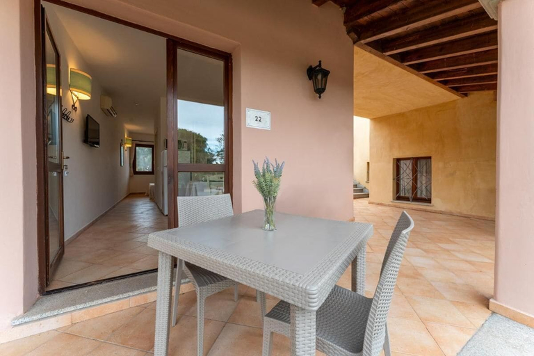 Outdoor dining 2, Relaxing Residence Baia dei Mirti B4-1 Bedroom Apartment Sleeps 4 Persons, Olbia-Tempio