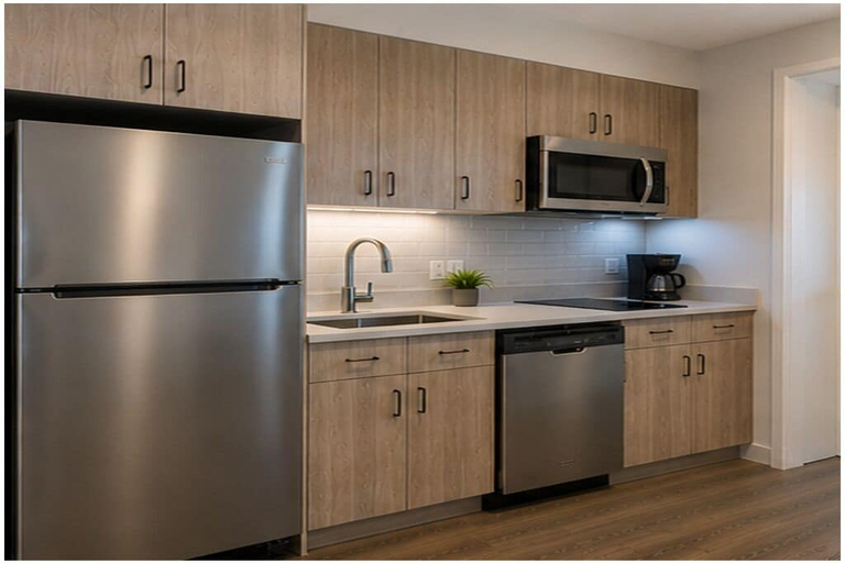 Private kitchen, Veyra Grand Suites, Toronto