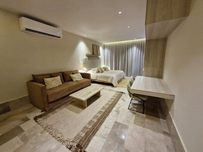 Living room, Beautiful Studio Puerto Morelos, Benito Juárez