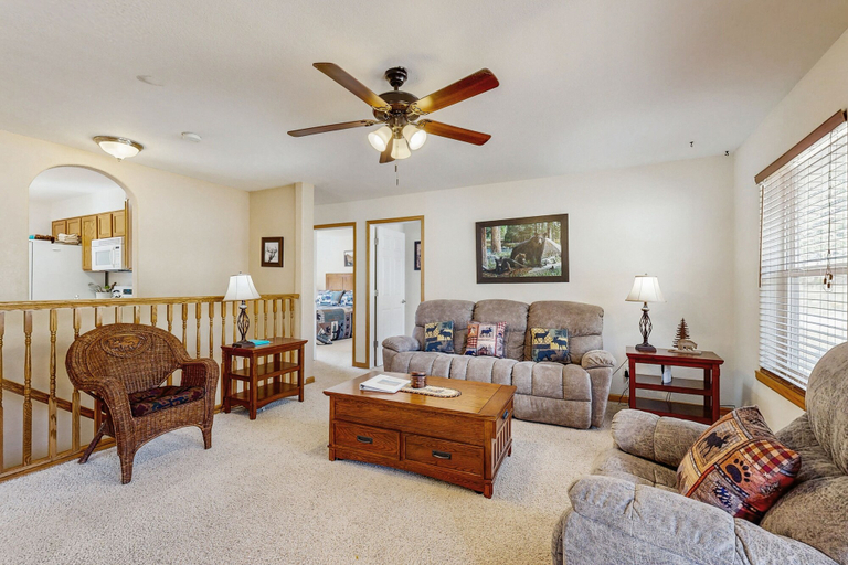 Living area 2, Conveniently Located Home w/ Full Kitchen, Deck & Mountain Views, Larimer