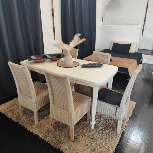 Dining room 2, Charming Holiday House in Mikonos With Garden View, South Aegean