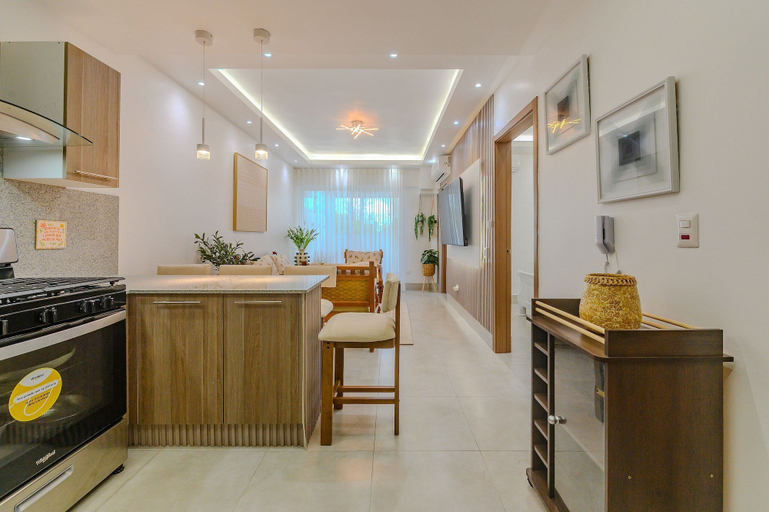 Private kitchen 3, Oasis de Comfort a Pasos del Mar, Boca Chica