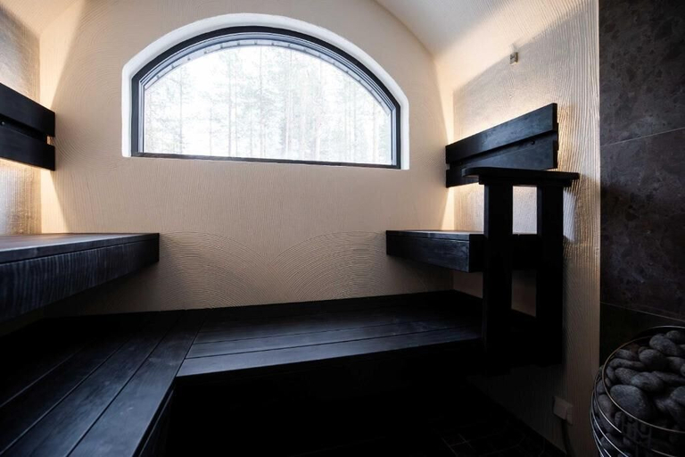 Sauna, Kaamos Lodge, Lapland